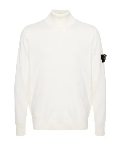 STONE ISLAND STONE ISLAND LOGO PATCH ROLL-NECK JUMPER