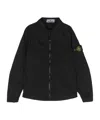 Stone Island Compass-badge Zip-up Jacket In Black