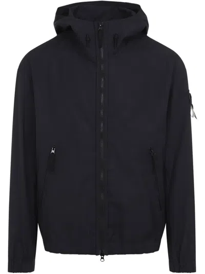 STONE ISLAND COMPASS-BADGE ZIP-UP JACKET