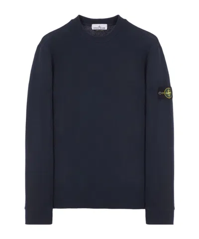STONE ISLAND STONE ISLAND LOGO PATCH CREWNECK JUMPER