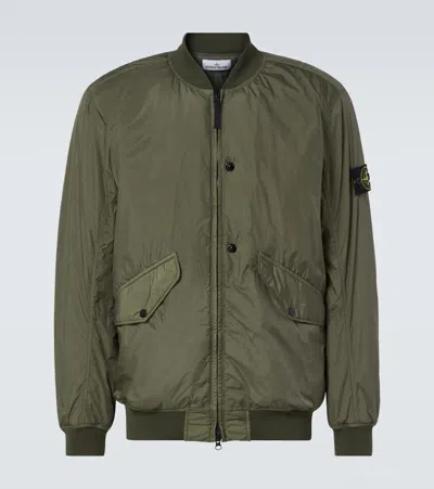 Stone Island Bomberjacke Compass In Grün