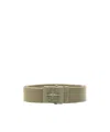 Stone Island Compass Buckle Belt In Gray