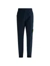 Stone Island Compass Cargo Pants In Blue