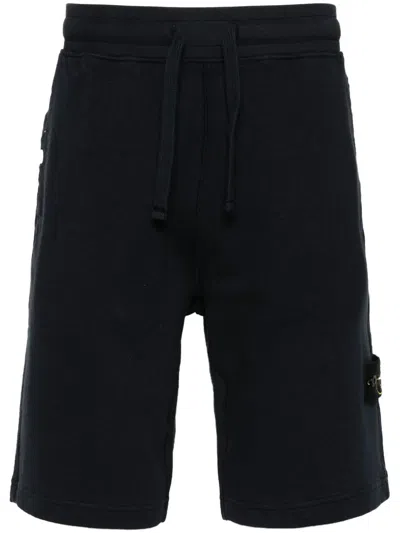 STONE ISLAND COMPASS COTTON BERMUDA SHORTS