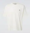 Stone Island Fitted Organic Cotton Jersey T-shirt Effect In White