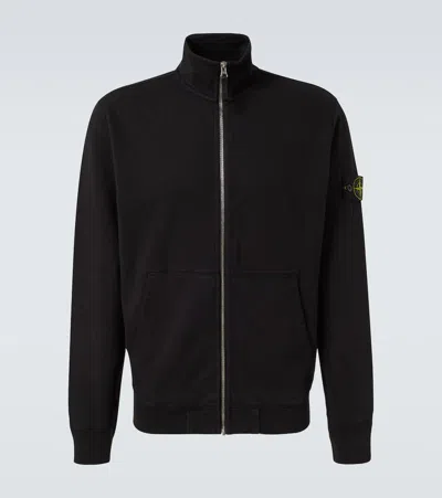 Stone Island Jacke Compass Aus Baumwolle In Schwarz
