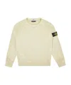 Stone Island Compass-detachable Badge Sweatshirt In Nude