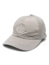 Stone Island Compass-patch Cap In Grey