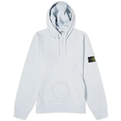 Stone Island Compass Logo Badge Hoodie In White