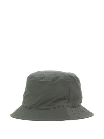 Stone Island Compass-logo Bucket Hat In Green