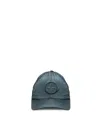 Stone Island Logo-patch Baseball Cap In Blue