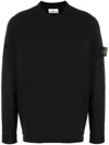 Stone Island Cotton Sweatshirt In Black