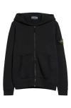 Stone Island Sweatshirt With Compass Application In Black