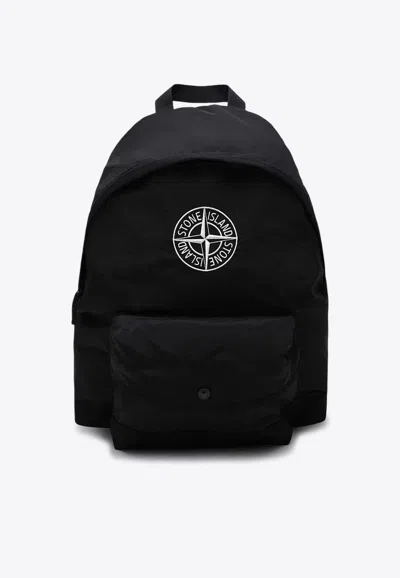 Stone Island Compass Logo Nylon Backpack