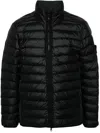 Stone Island Compass-logo Padded Jacket In Schwarz