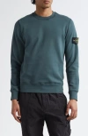 Stone Island 6100044 Organic Cotton Fleece In Green