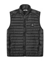 Shop Stone Island Compass Logo-patch Padded Gilet In Black
