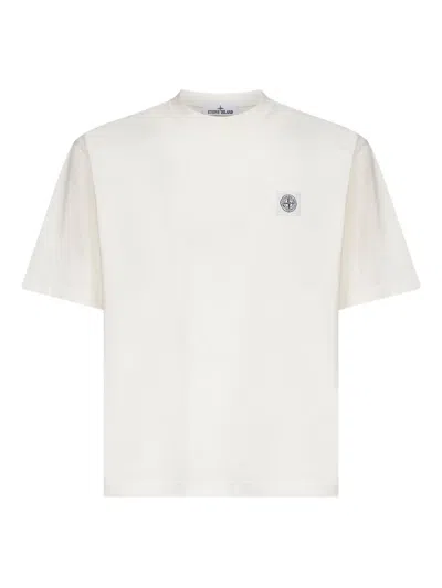 STONE ISLAND COMPASS-LOGO PATCH T-SHIRT