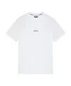 Stone Island Compass Logo-print Cotton T-shirt In White