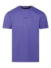 Stone Island Compass-logo Short-sleeve T-shirt In Purple