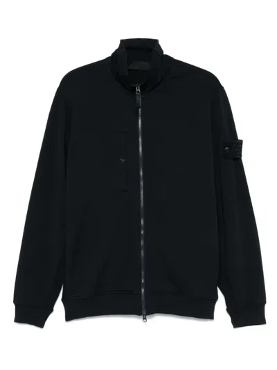 Stone Island Compass-logo Sweatshirt In Blue