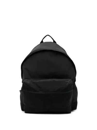 Stone Island Compass-motif Backpack In Black