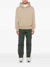 Stone Island Compass-motif Cargo Pants In Green