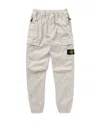 Stone Island Compass-motif Cargo Trousers In White