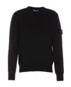 Stone Island Sweaters In Black