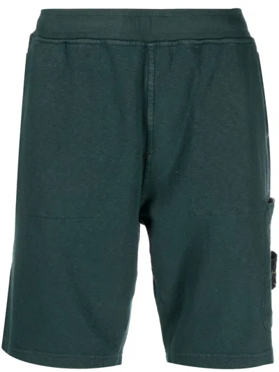 Stone Island Shorts Mit Kompass In Green