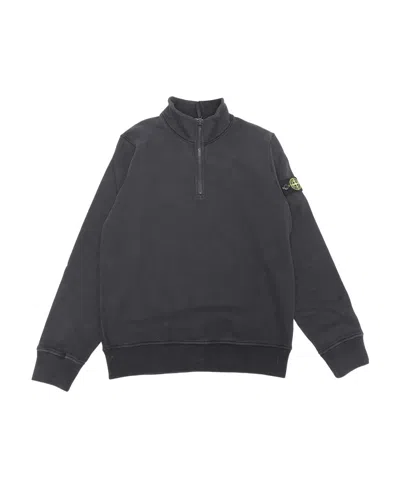 STONE ISLAND COMPASS-MOTIF COTTON SWEATSHIRT
