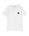 Stone Island Compass-motif Cotton T-shirt In Nude