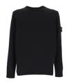 Stone Island Wool Sweater In Blue
