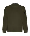 Stone Island Khaki 5100071 Light Rws Pure Wool Sweater In Green