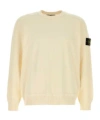 Stone Island Off White Compass-patch Sweatshirt In Yellow