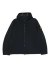 Stone Island Soft Shell-r Padded Jacket In Blue