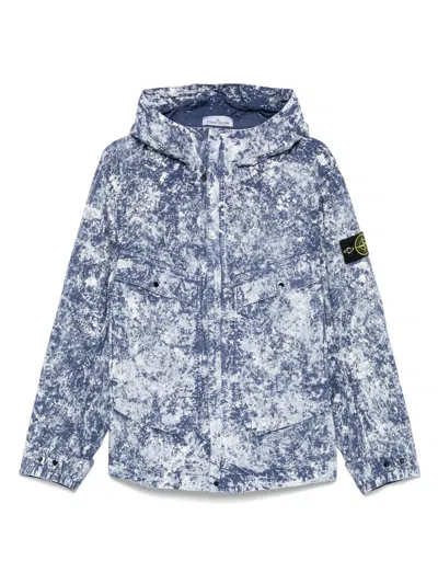 Stone Island Compass-motif Jacket In Multicolor