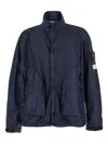 Stone Island Compass-motif Jacket In Blue