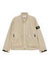 Stone Island Compass-motif Jacket In Neutrals
