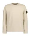 Stone Island 508a3 Maglia In Lana In White