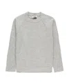 Stone Island Compass-motif Long-sleeve Sweatshirt In Gray