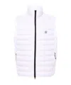 Stone Island Compass-motif Padded Gilet In White
