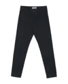 Stone Island Compass-motif Straight-leg Trousers In Blue
