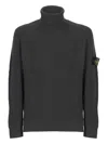 Stone Island Compass-motif Sweater In Gray
