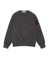Stone Island Compass-patch Sweatshirt In Gray