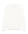 Stone Island Compass-motif Sweatshirt In Nude