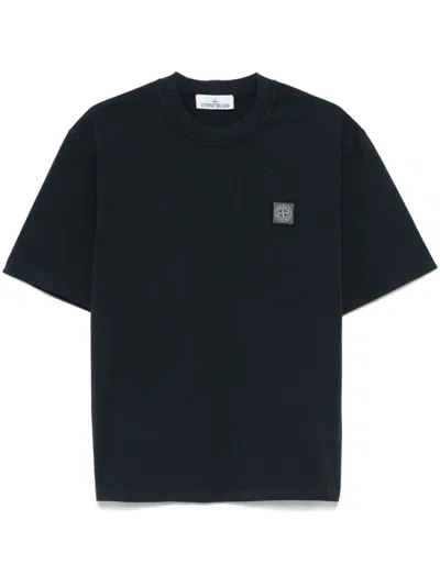 STONE ISLAND COMPASS-MOTIF T-SHIRT
