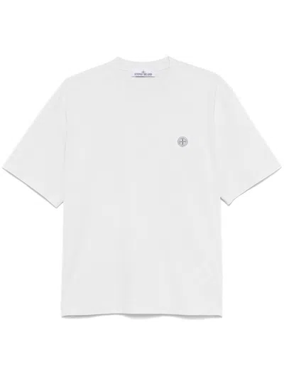 STONE ISLAND COMPASS-MOTIF T-SHIRT