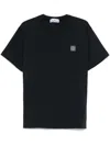 Stone Island Compass-motif T-shirt In Blue