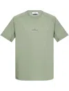 Stone Island Compass-motif T-shirt In Green